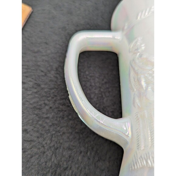 Vintage Federal White Milk Glass Half Pint Beer Mug Stein - Picture 4 of 7